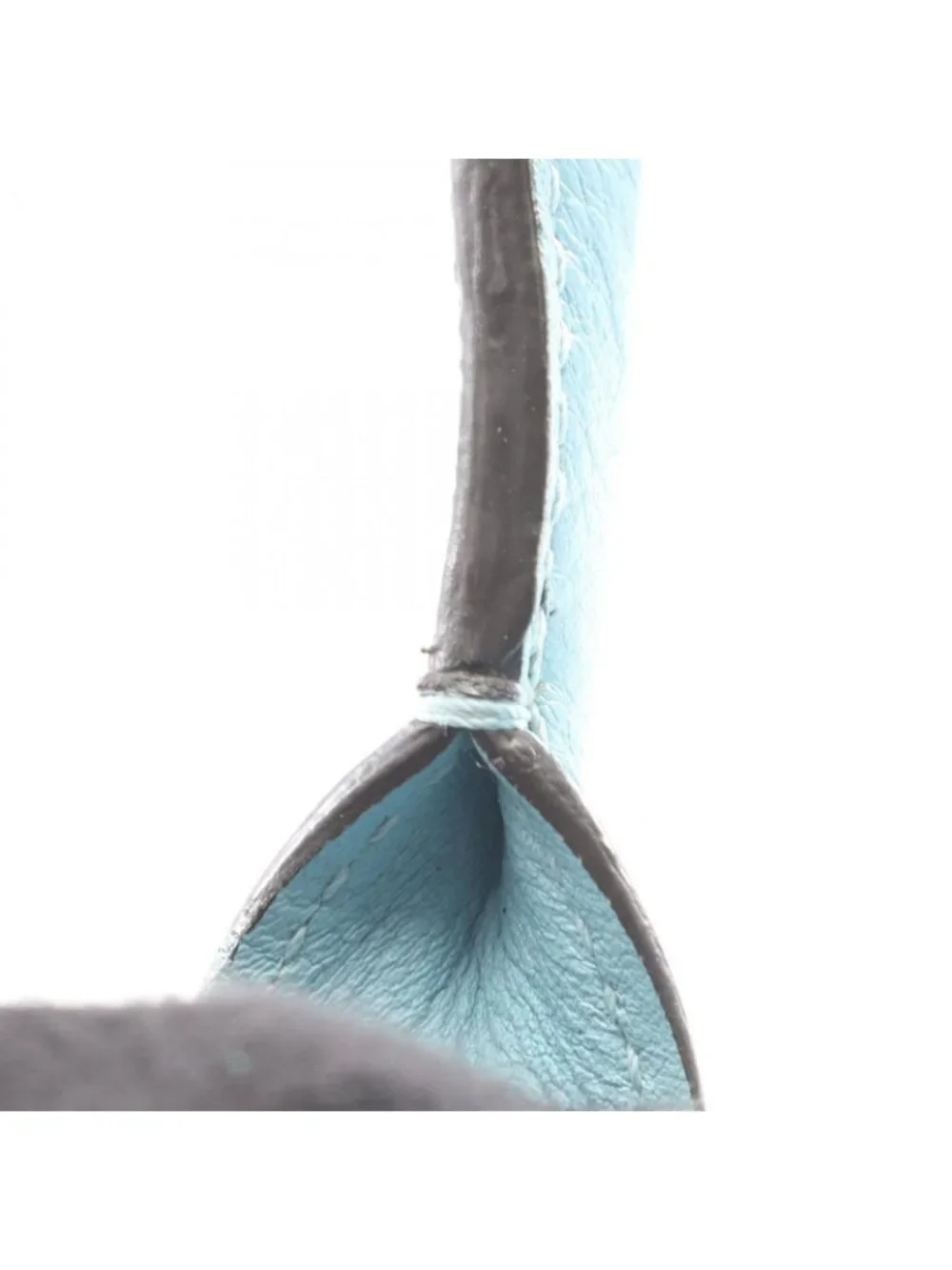 Loewe Tote Heritage Aqua Blue Leather